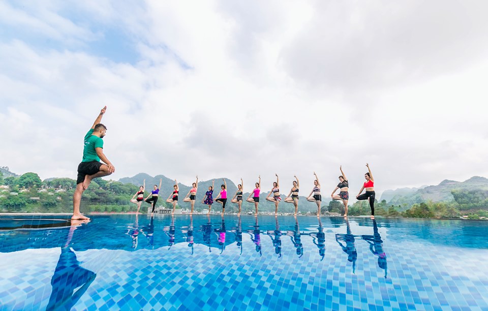 Mường Thanh Luxury Sơn La 31 Bể bơi ngoài trời - Mường Thanh Luxury Sơn La