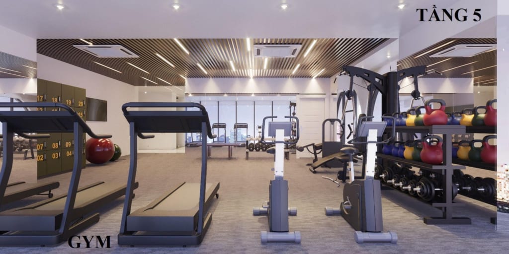 Tầng 5-Phòng Gym-Spa-Bể bơi
