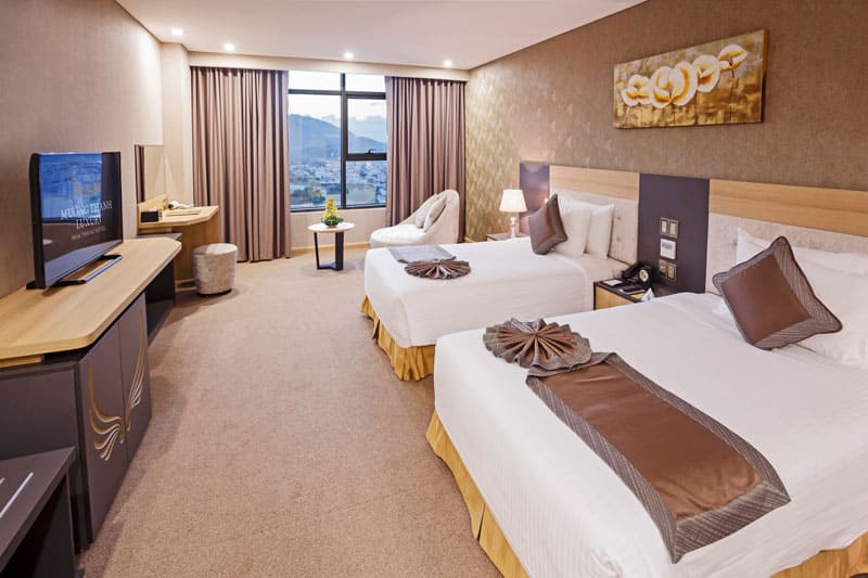 Mường Thanh Luxury Nha Trang 33 Phòng Deluxe Twin hướng thành phố
